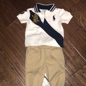 Ralph Lauren baby boy outfit with joggers
